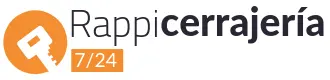 puede ser una imagen del logo de rappicerrajería